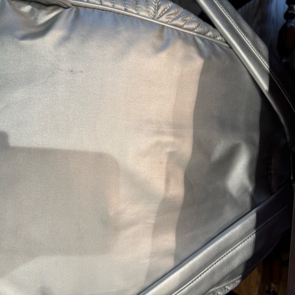 Peace Love World Silver Metallic Backpack - Picture 9 of 12